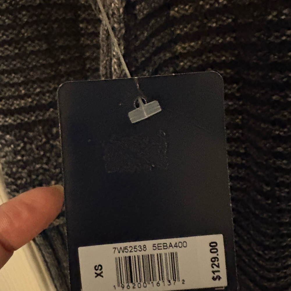 Lucky Brand Blue Oversized Knit Cardigan - Picture 11 of 16